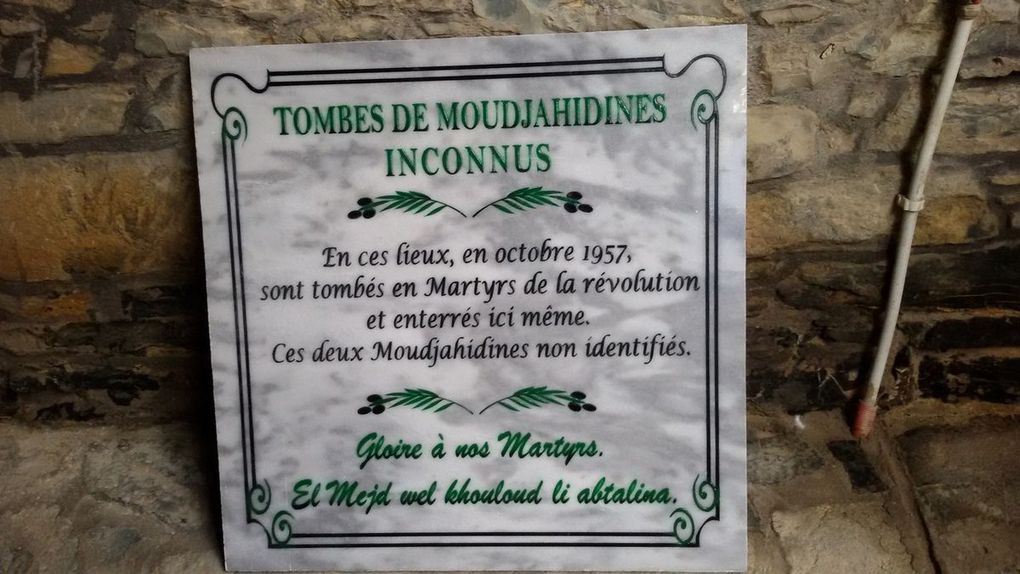 Hommages rendus aux Chouhada inconnus  tombés en Martyrs à Ath Saidh -, par Omar Bouazza