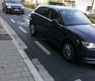 Pedal on the metal in the bikelane