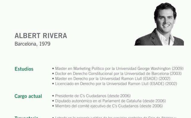 Albert Rivera y sus misteriosos estudios 