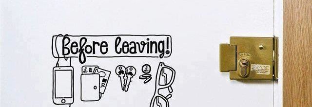 Before leaving...!
