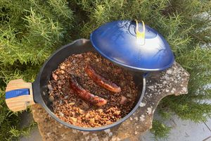 Lentilles aux lards et saucisses
