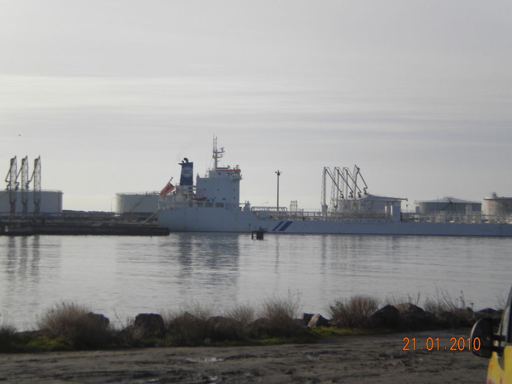 Les étudiants de Master CAL de l'Université du Havre pendant la visite au Port du Havre