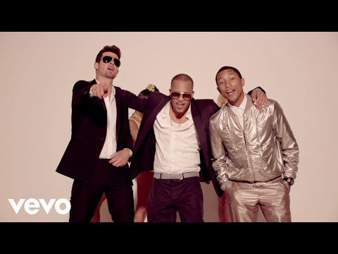 Blurred Lines de Robin Thicke meilleure vente hebdomadaire outre-Manche.