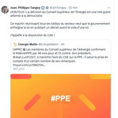 On les censure quand? Et maintenant les macroniens veulent gaspiller librement 300milliards pour saboter le nucléaire et se soumettre à l&rsquo;Allemagne