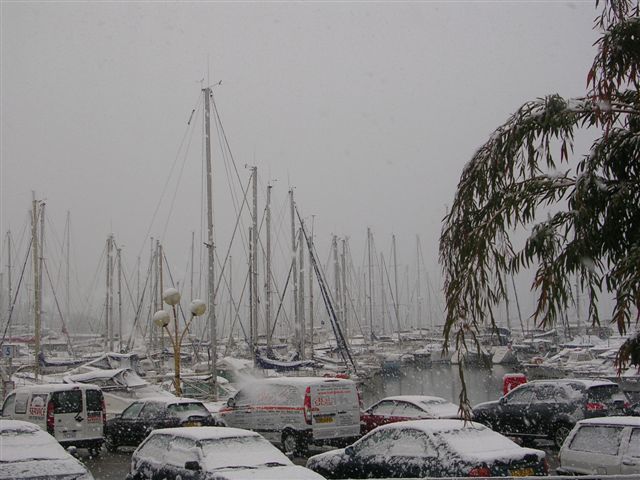 ANTIBES SOUS LA NEIGE