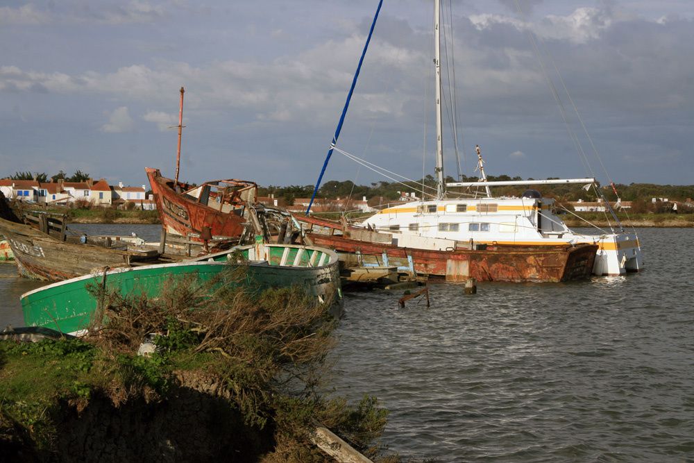 Album - Cimetière de bateaux à Noirmoutier