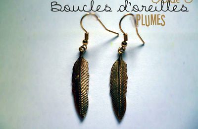 [Mode] Soldes - Boucles d'oreilles plumes