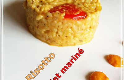 Risotto de poulet mariné