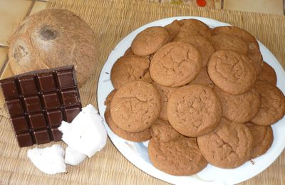 Cookies chocolat coco!!