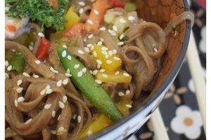 Wok aux nouilles Soba