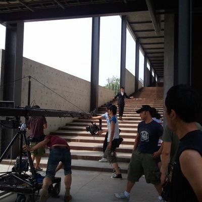 Big Bang sur le tournage de leur nouveau clip ?