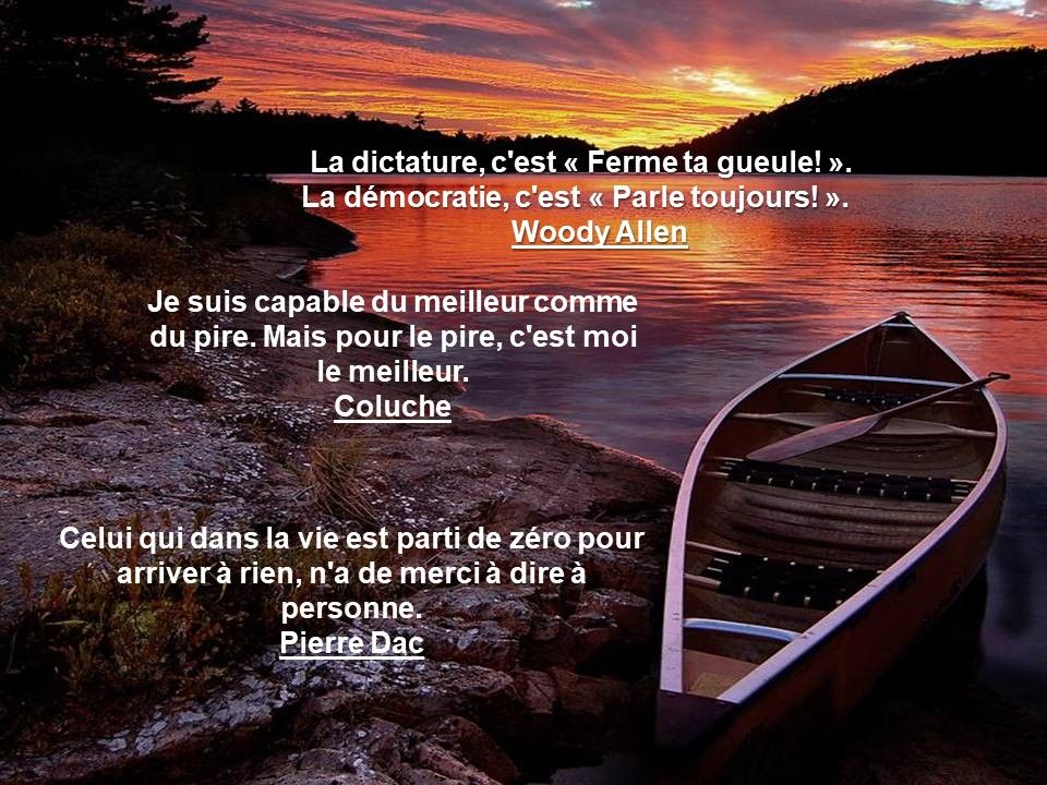 Divers- Humours et couchers de soleil