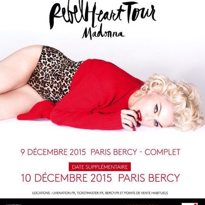 MADONNA A PARIS LE 10 DECEMBRE