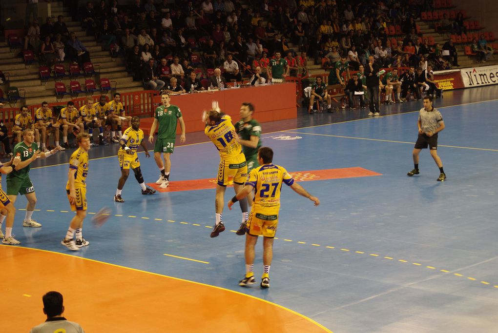 Match de Handball du 30 mars 2012 au Parnasse à Nîmes - Un match sous haute tension...