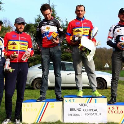 Victoire en UFOLEP 1 de Cédric Destouches (EF Courville) à St Maixme Hauterive (28)