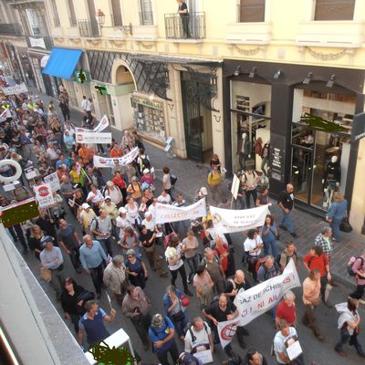 Manifestation à Aix les Bains