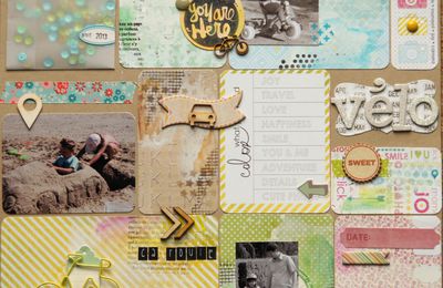 Page à la façon du Project Life; atelier de Scraptoujours, Lift d'Annia Maria Wolniak