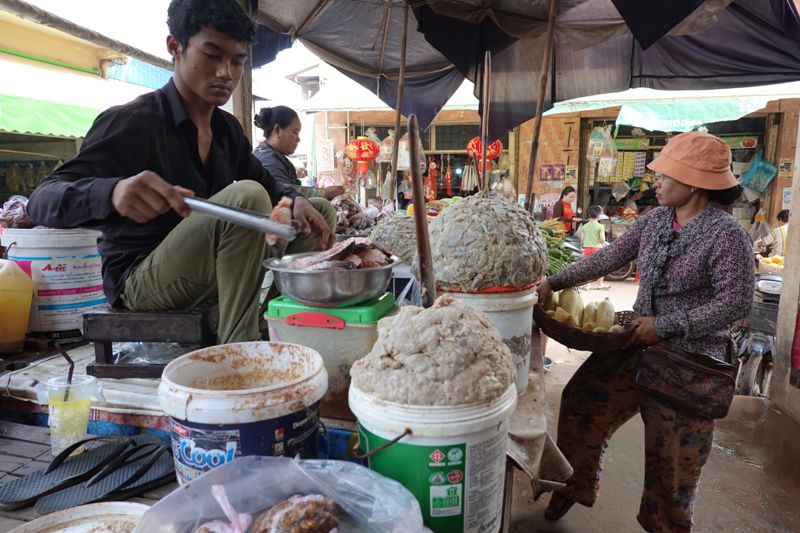 Les marchés Cambodgiens