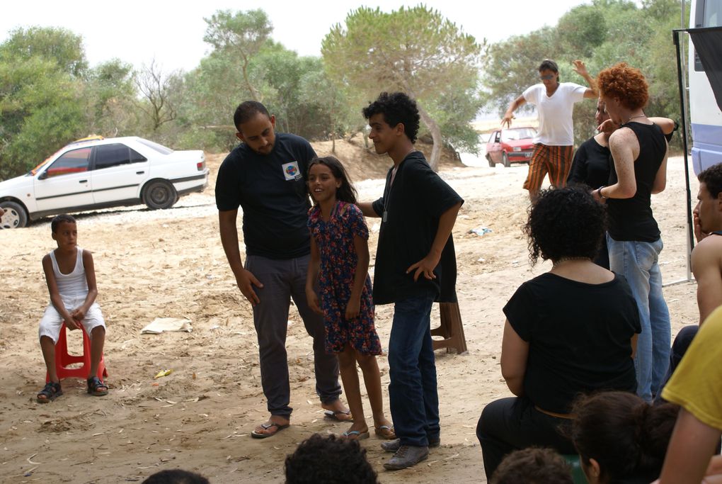 Action Caravane théâtre en Tunisie