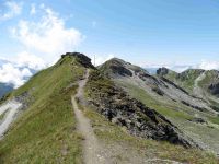 Sur la crête vers le roc des Blanchets pour le retour.