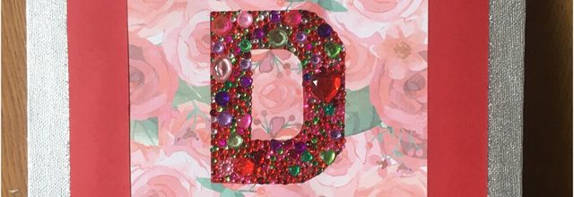  Tableau strass initiale par un Anakyne et Alyssonne 