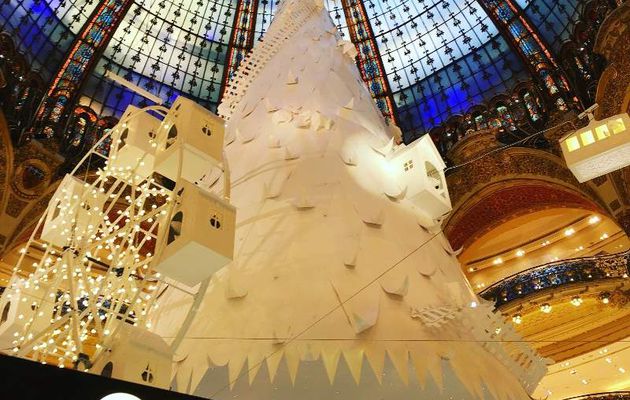 Galeries Lafayette Sapin polaire Noel 2016