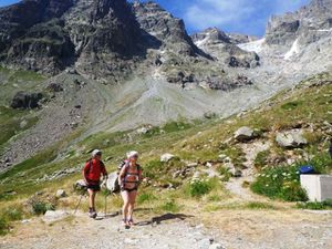 Vers le refuge de Temple-Ecrins