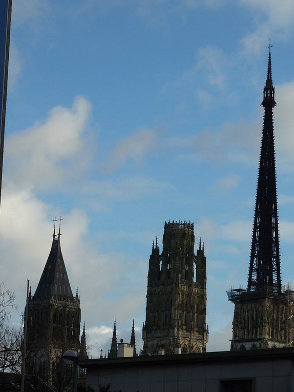 Le vieux Rouen et ses jolies maisons à colombages, sa cathédrale, et tout le centre historique