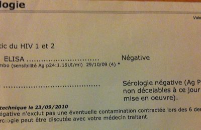 Ma peur du SIDA : mon expérience pendant 4 mois