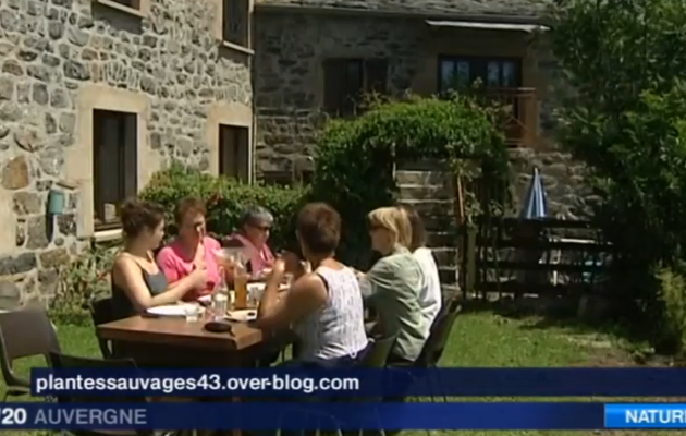 Reportage France 3 Auvergne Journée cueillette et cuisine