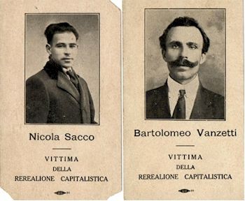 ★ 22 AOUT 1927 : 87 ème anniversaire de l'assassinat de Sacco &amp; Vanzetti 