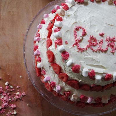 Double layer cake fraises mascarpone... le gâteau de princesse