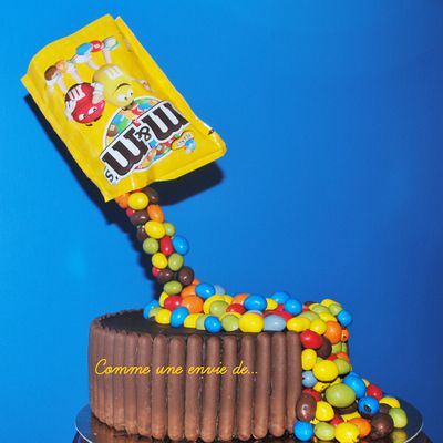 Moelleux au chocolat - Gravity cake pour la kermesse de l'école