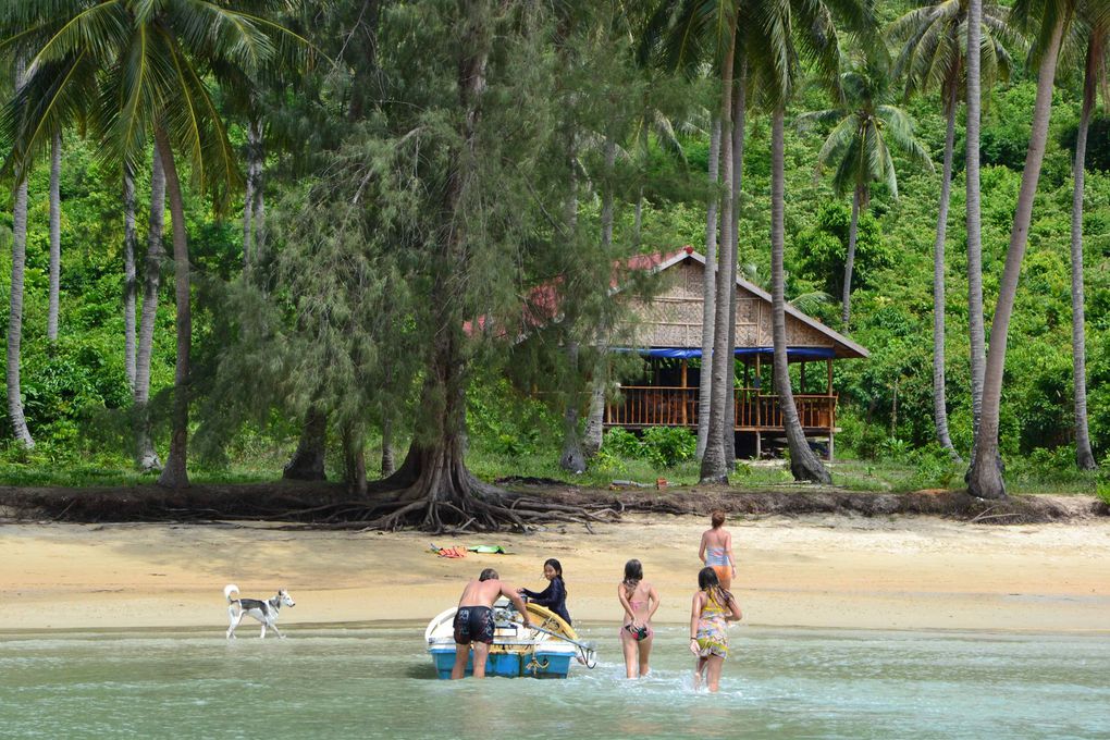 Koh Rong island au large de Sihanoukville et du Cambodge, nature encore préservée...