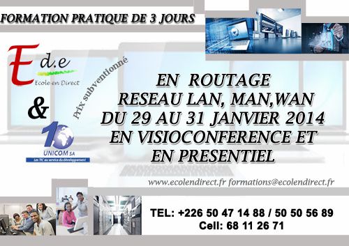 FORMATION PRATIQUE EN ROUTAGE RéSEAU LAN,MAN,WAN