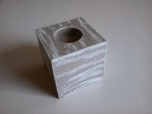 Bougeoirs cubes