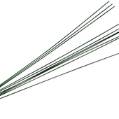 Rayher Fil floral, fil de fer à tiger 10 pcs 1,50 mm ø 30 cm vert foncé, 2404713