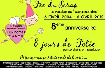 *** Happy B-Day la Fée du Scrap ***