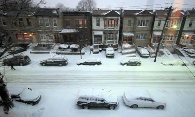 Time lapse - winter storm JUNO en direct du New Jersey