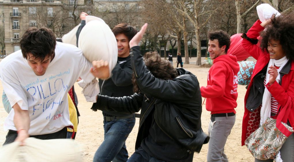 Album - Pillow Fight Day in Paris