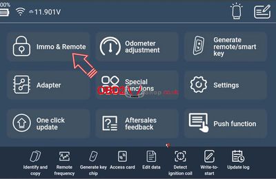 Lonsdor K518 PRO Fiat IMMO Mettre à jour la liste des voitures et ajouter un guide clé