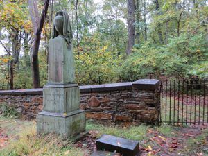 La quiétude automnale du cimetière de la famille Chapman