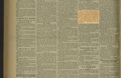 Tribunaux de Brest - Audience correctionnelle du 2 mars [03/03/1894 - La Dépêche de Brest - Chronique locale] 