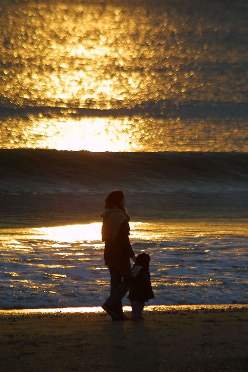 Couché de soleil baie de La Baule - Photos Thierry Weber Photographe de Mer Guérande La Baule