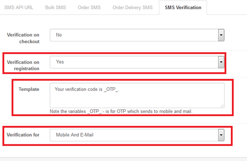 OTP Verification on Customer Registration in Opencart