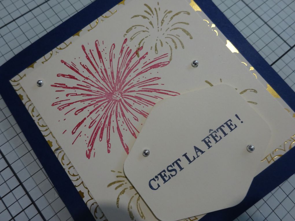 Cartes de nouvelle année Ciel d'Artifice