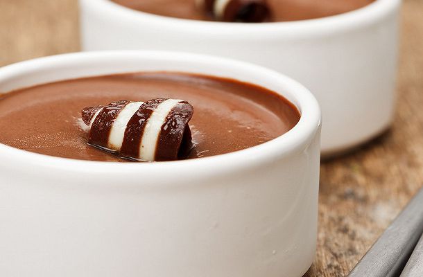 Mousse au chocolat creme liquide