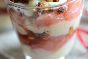 Trifle pommes framboises