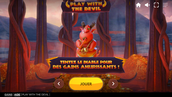 nouvelle machine à sous en ligne Play With The Devil développeur Red Tiger Gaming