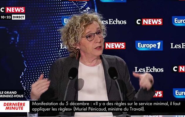 Retraites : Muriel Pénicaud ne veut pas mettre «la charrue avant les bœufs », dans Le Grand Rendez-vous